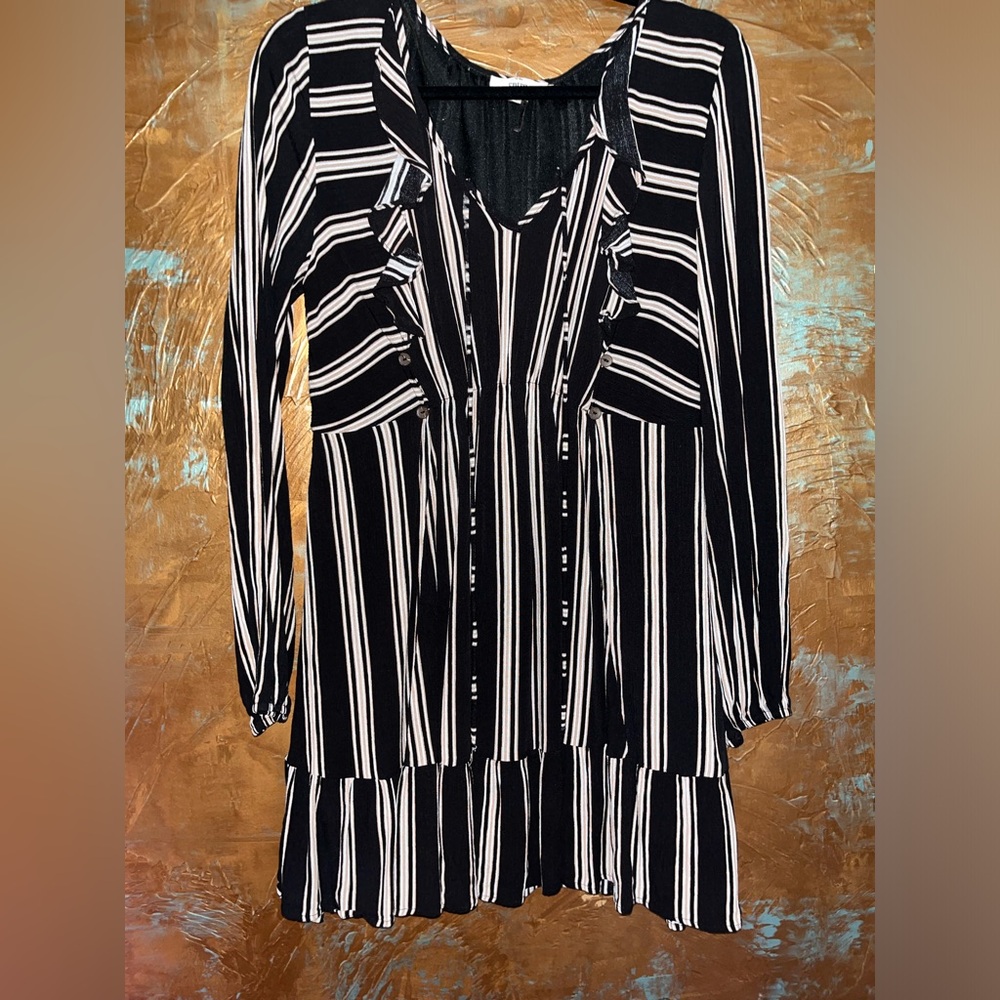 Black and Tan Dress